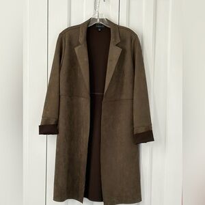 Premise open front Olive green jacket. Sz S